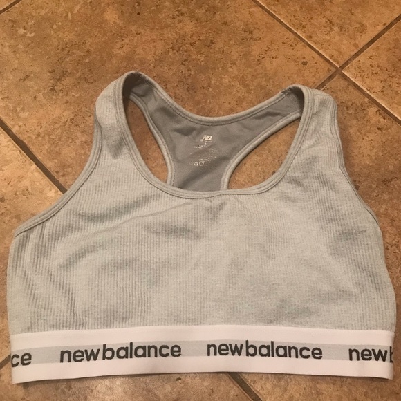 new balance ribbed sports bra